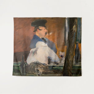 Edouard Manet - Die Bar, Le Bouchon Wandteppich