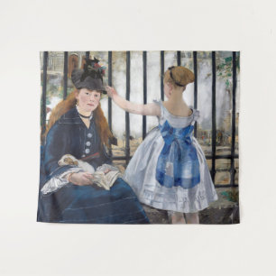 Edouard Manet - Die Eisenbahn Wandteppich