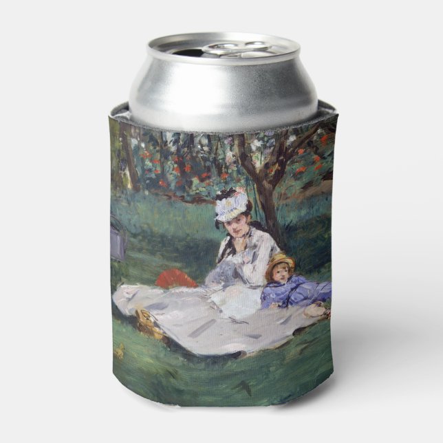 Edouard Manet - Die Familie Monet im Garten Dosenkühler (Kanne Vorderseite)