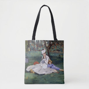 Edouard Manet - Die Familie Monet im Garten Tasche