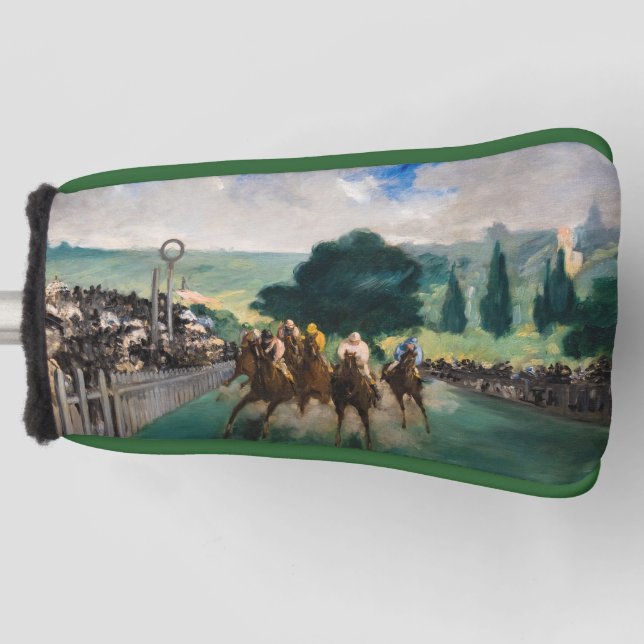 Edouard Manet - Die Rennen in Longchamp Golf Headcover (Vorderseite)
