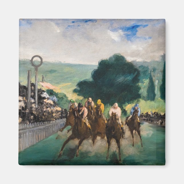 Edouard Manet - Die Rennen in Longchamp Magnet (Vorne)