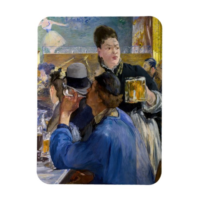 Edouard Manet - Ecke Café-Konzert Magnet (Vertikal)