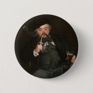 Edouard Manet - Ein gutes Glas Bier / Le bon bock Button