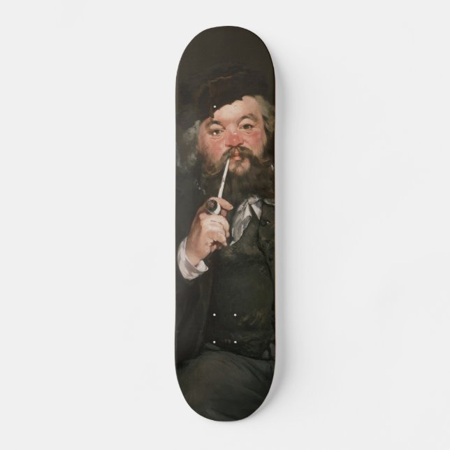 Edouard Manet - Ein gutes Glas Bier / Le bon bock Skateboard (Vorderseite)