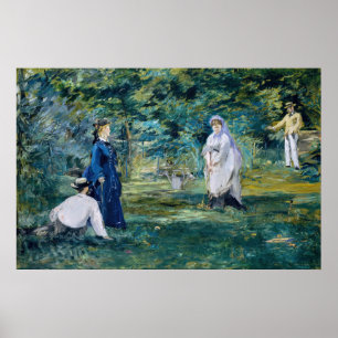 Edouard Manet - Ein Krocketspiel Poster