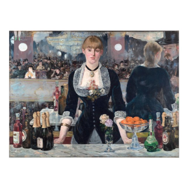 Edouard Manet - Eine Bar in den Folies-Bergere Fotodruck (Vorne)