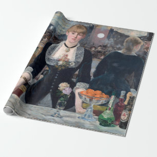 Edouard Manet - Eine Bar in den Folies-Bergere Geschenkpapier