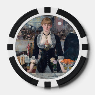 Edouard Manet - Eine Bar in den Folies-Bergere Pokerchips