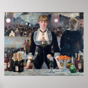 Edouard Manet - Eine Bar in den Folies-Bergere Poster