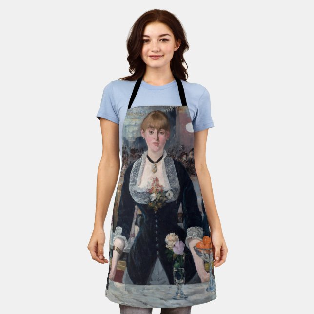 Edouard Manet - Eine Bar in den Folies-Bergere Schürze (Getragen)