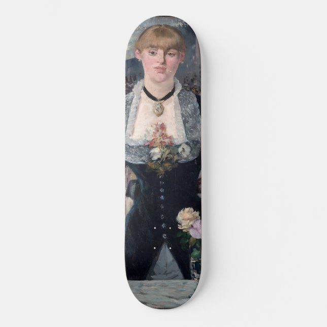 Edouard Manet - Eine Bar in den Folies-Bergere Skateboard (Vorderseite)