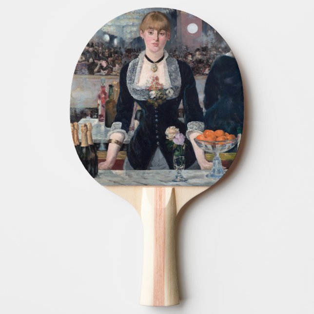 Edouard Manet - Eine Bar in den Folies-Bergere Tischtennis Schläger (Vorderseite)