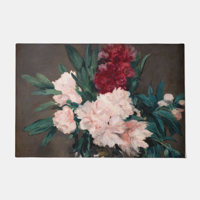 Edouard Manet - Erdweide auf kleinem Boden Fußmatte (Vorderseite)