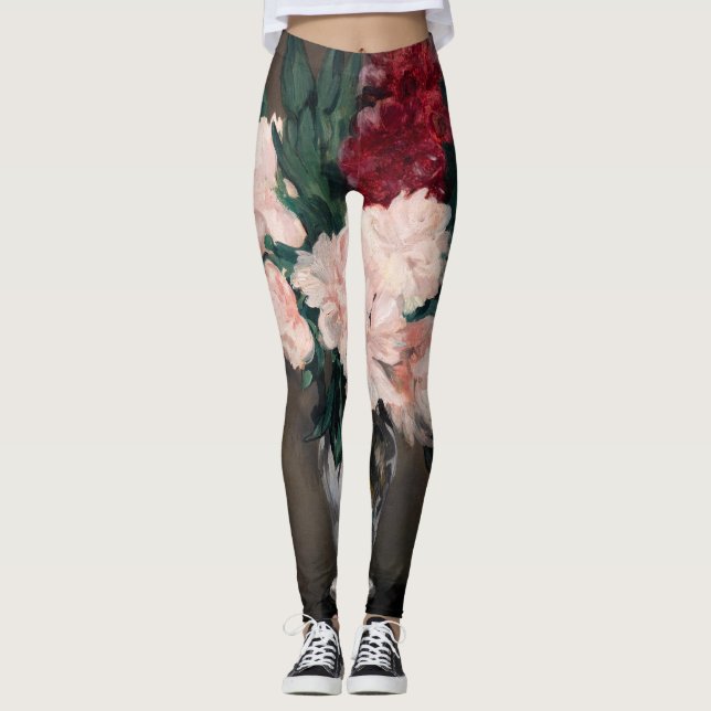 Edouard Manet - Erdweide auf kleinem Boden Leggings (Vorderseite)