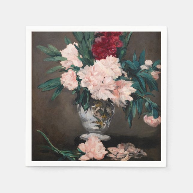 Edouard Manet - Erdweide auf kleinem Boden Serviette (Vorderseite)
