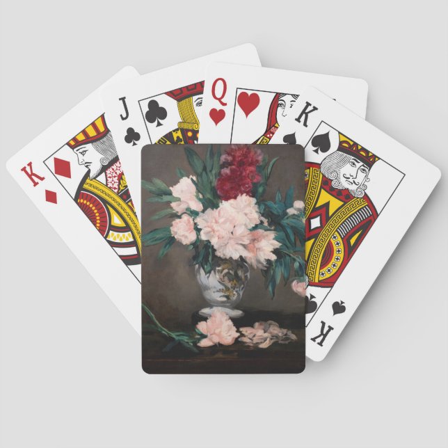 Edouard Manet - Erdweide auf kleinem Boden Spielkarten (Rückseite)