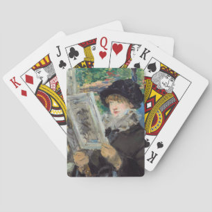 Edouard Manet - Frau lesend Spielkarten
