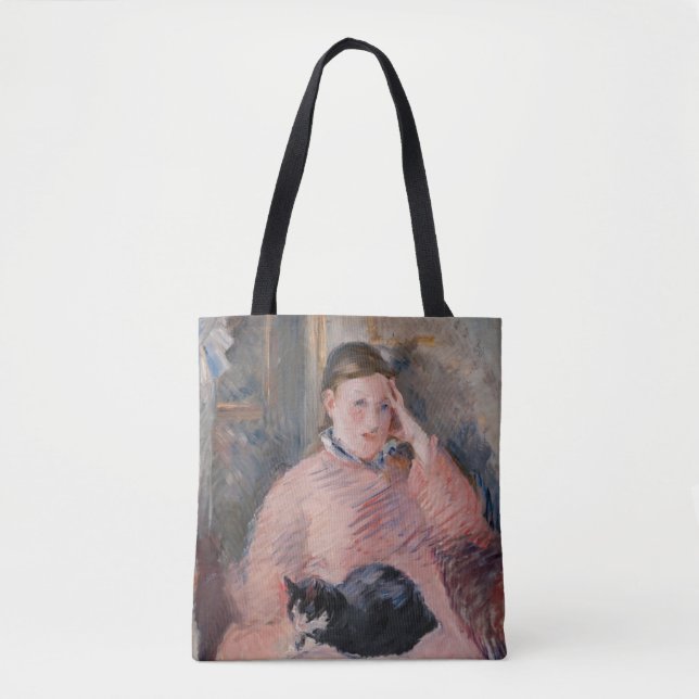Edouard Manet - Frau mit Katze Tasche (Vorderseite)