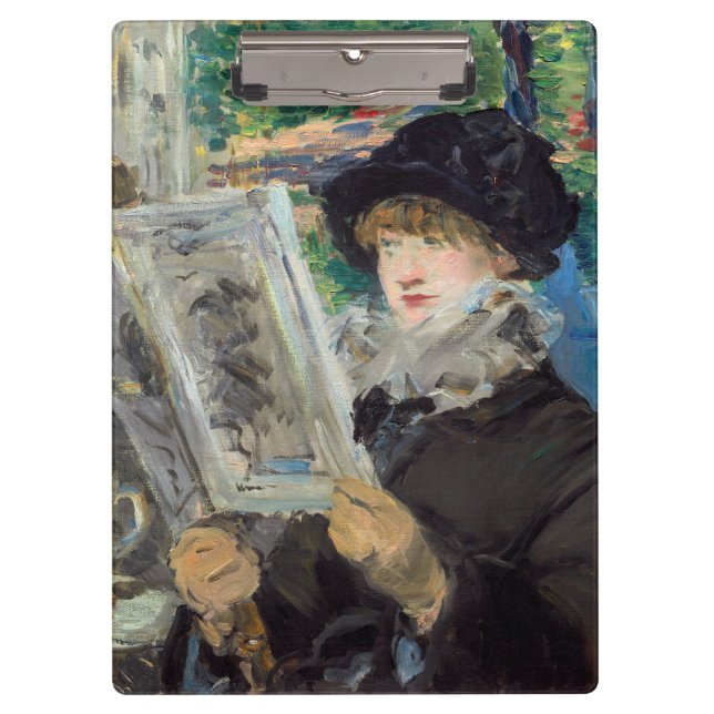 Edouard Manet - Frauen beim Lesen Klemmbrett (Vorderseite)