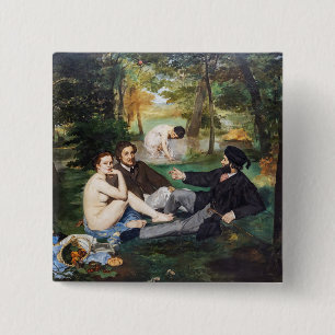 Edouard Manet - Frühstück im Freien Button