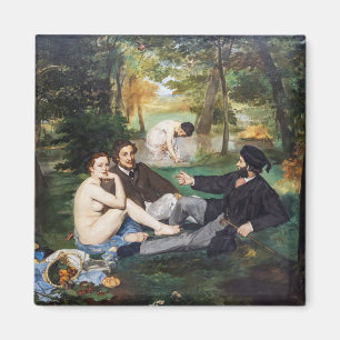 Edouard Manet - Frühstück im Freien Magnet