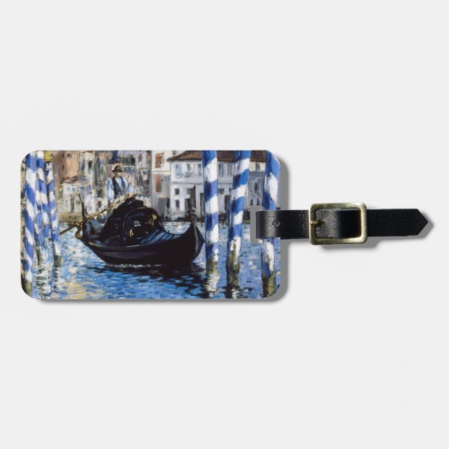 Edouard Manet - Grand Canal, Venedig Gepäckanhänger (Vorderseite horizontal)