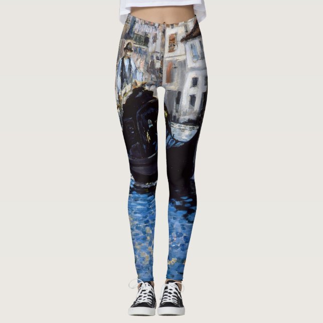Edouard Manet - Grand Canal, Venedig Leggings (Vorderseite)