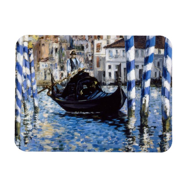 Edouard Manet - Grand Canal, Venedig Magnet (Horizontal)