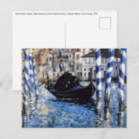 Edouard Manet - Grand Canal, Venedig