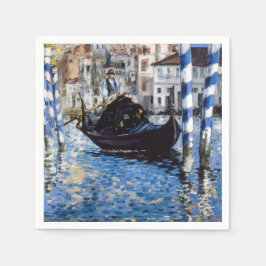 Edouard Manet - Grand Canal, Venedig Serviette