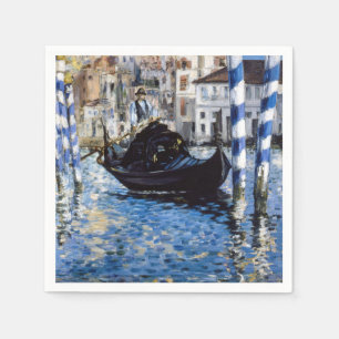 Edouard Manet - Grand Canal, Venedig Serviette