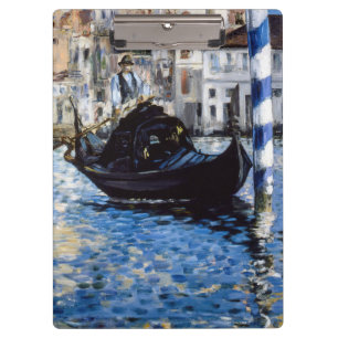 Edouard Manet - Großer Kanal, Venedig Klemmbrett