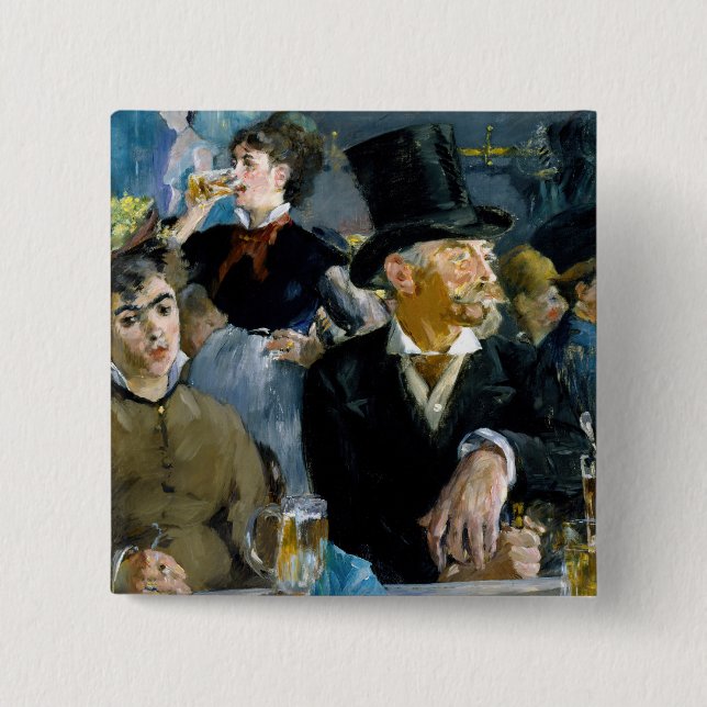 Edouard Manet - Im Café Button (Vorderseite)