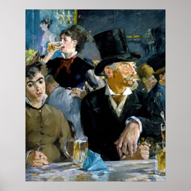 Edouard Manet - Im Café Poster (Vorne)