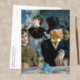 Edouard Manet - Im Café Postkarte