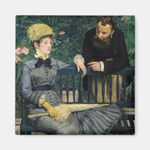 Edouard Manet - Im Gewächshaus Magnet