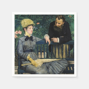 Edouard Manet - Im Gewächshaus Serviette