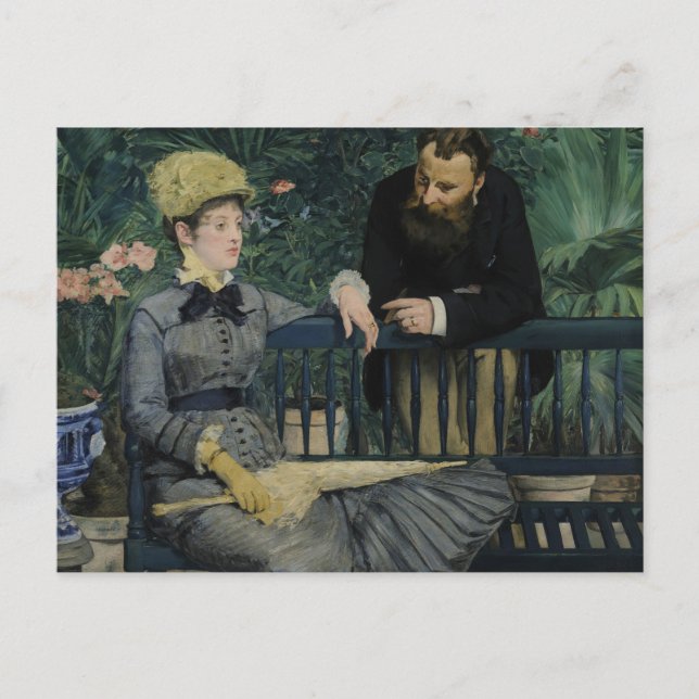 Edouard Manet - im Konservatorium Postkarte (Vorderseite)