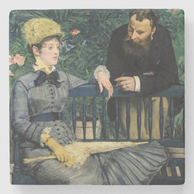 Edouard Manet - Im Konservatorium Steinuntersetzer (Vorderseite)
