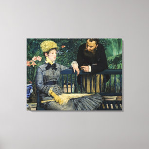 Edouard Manet - In der Konservatorium Leinwanddruck