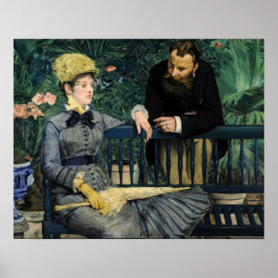 Edouard Manet - In der Konservatorium Poster