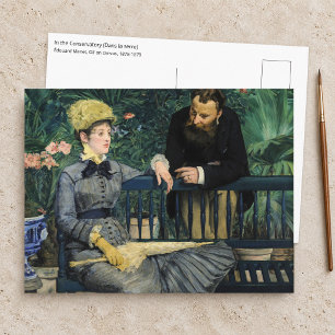 Edouard Manet - In der Konservatorium Postkarte