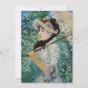 Edouard Manet - Jeanne / Frühling Einladung