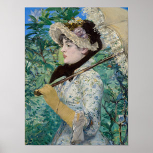 Edouard Manet - Jeanne / Frühling Poster