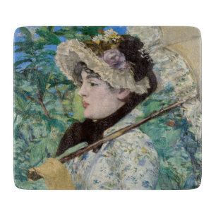 Edouard Manet - Jeanne / Frühling Schneidebrett