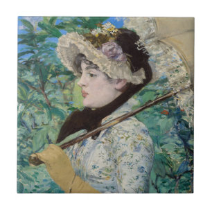 Edouard Manet - Jeanne / Spring Fliese