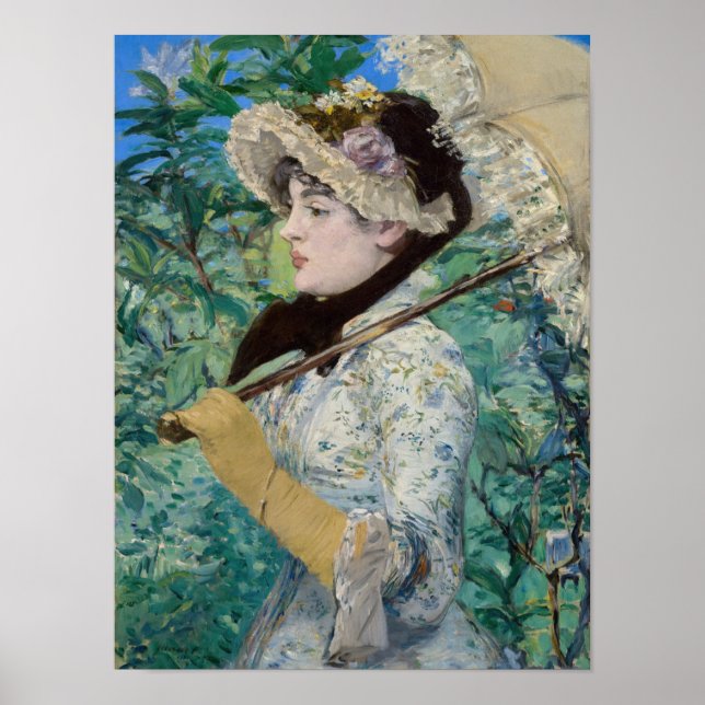 Edouard Manet - Jeanne / Spring Poster (Vorne)