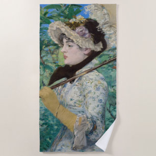 Edouard Manet - Jeanne / Spring Strandtuch