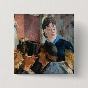 Edouard Manet - Kellnerin beim Servieren von Bier Button